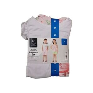 Member's Mark Girl's Infant/Toddler 4 Piece My Favorite Mix & Match Playwear Set